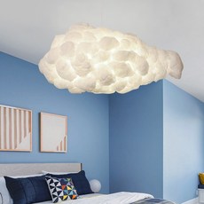 둥둥 떠다니는 구름 조명등 LED 천장등 무드등 조명, 30CM 전구색