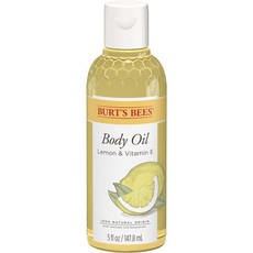 Burt's Bees 레몬 비타민 C 바디 오일 5 oz, 1개, 147.801ml