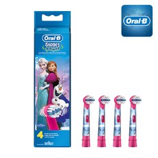 ORALB 오랄비 키즈 전동칫솔 디즈니테마 5종 (칫솔모4개 불포함), 칫솔모4개입 여야용랜덤