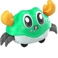 크롤링 게 배 시간 워킹 댄싱 장난감 학습 크롤링 더블 워킹 크롤링 장난감, 01 green, 1개