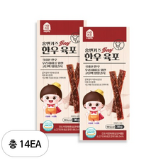 홈앤키즈 한우 육포, 30g, 14개