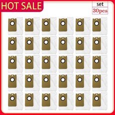  라이드스토 호환 Lydsto W2 로봇 진공 청소기용 먼지 봉투 예비 부품 교체, 01 30pcs, 30개 