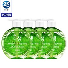 애경 [순샘] 주방세제 베이킹 피톤치드 용기 500ml x 4개, 단품없음