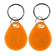 EM4100 125khz ID Keyfob RFID 태그 10 개 llaveros Porta Chave 카드 스티커 열쇠 고리 토큰 링 근접 칩