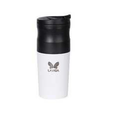 LAVIDA T1 전동 일체형 커피머신 원두분쇄기, MG731D2(화이트)