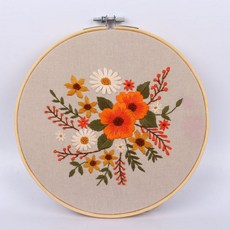 프랑스자수꽃도안