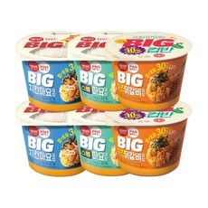 햇반 컵반 BIG 빅 컵밥 세트 (치킨마요덮밥2+스팸마요덮밥2+치즈닭갈비덮밥2)