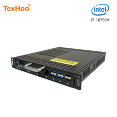 TexHoo OPS 미니 PC 컴퓨터 인텔 코어 i5 1145G7 프로세서 윈도우 11 프로 DDR4 SSD 컨퍼런스 티칭 스크린 내장 호스트 30mm, Intel i5-11300H DDR4, 8G RAM 256G SSD