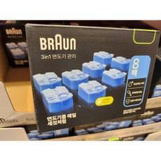 BRAUN 클린 앤 리뉴 면도기 세정액