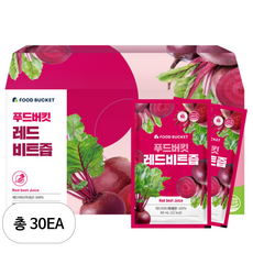 푸드버킷 레드비트즙, 80ml, 30개