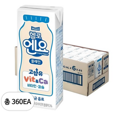 엔요 유산균음료 플레인, 200ml, 360개