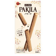 일본 부르봉 Pakila 파킬라 초콜릿 스틱 과자 58g20개, 20개, 58g