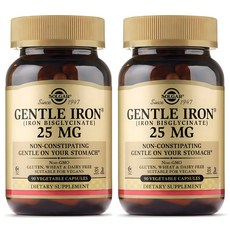 솔가 젠틀 철분 25mg 베지터블 캡슐, 90정, 2개 90정, 2개