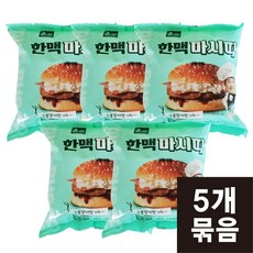 [5개 묶음] 마시따 햄버거 150g 한맥 숯불갈비맛버거 냉동햄버거