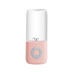 미니 휴대용 쥬서 USB 충전식 전기 쥬싱 컵 밀크셰이크 과일 핸드 헬드 스무디 블렌더 무선 주스 기계, [03] Pink