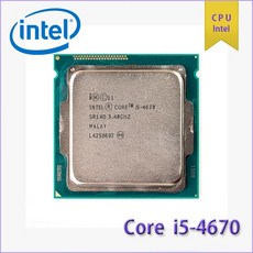 중고 CPU Intel Core i5-4670 인텔코어 i5-4670 프로세서, 단일상품