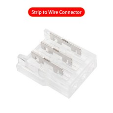 WS2811 WS2812B SK6812 LED 투명 솔더리스 커버 커넥터 SMD Led 스트립 빛용 10mm 너비 PCB