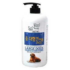 포켄스 반려동물 중대형견 샴푸 린스 550ml, 1개