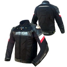 BENKIA 오토바이 바이크 스쿠터 Mesh & Leather 자켓 GL-70 블랙 R-SPEC 메슈 오토바이자켓