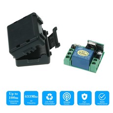 CACAGOO 단일 컨트롤러 DC12V 액세스 제어 전기 자물쇠 자기 잠금 스위치 원격 모터 LED 조명 제어 RK01S AK-12, 1개