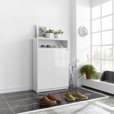 히트디자인 레이드 800 중형 wj304 신발장, 그레이화이트