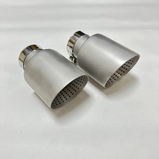 스틸 노즐 304 트림 액세서리 AK 머플러 매트 배기 자동차 스테인레스 1pcs 시스템, 51mm-89mm, 1개