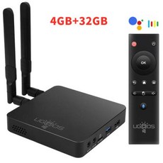 Ugoos AM6B 플러스 TV 박스 안드로이드 9 Amlogic S922X-J WIFI6 셋톱 박스 2.2GHZ LPDDR 4K 미디어 플레이어 2.4 5G 1000M IPTV, 4) Au 플러그 - AM6B Plus - 미디어플레이어추천