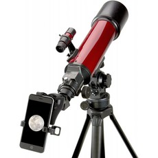 카슨 레드 플래닛 시리즈 범용 스마트 폰 디지 스코핑 어댑터 (RP-200SP)가 장착 된 25-56x80mm 굴절 망