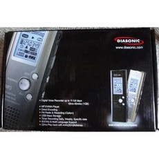 해외1466341 Diasonic 디지털 보이스 레코더 음성 녹음기 64MB 블랙 관부가세포함가, One Color_One Size, One Color, 상세 설명 참조0