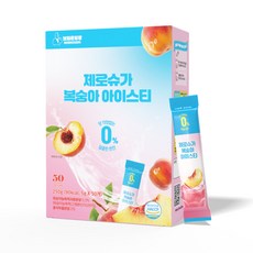 이레에프에스 제로슈가 아이스티 복숭아 당제로음료, 50개, 5ml
