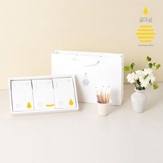 꿀마실 천연벌꿀스틱 3종 선물세트 12gx30포+쇼핑백, 단품, 단품