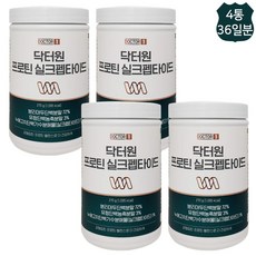 닥터원 프로틴 실크팹타이드 식물성 동물성 단백질 기타식품, 4통, 270g