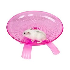 슈가글라이더쳇바퀴 라이트우드 햄스터 플라잉 서커 휠 사일런트 러닝 저빌 마우스 쥐 핑크, PINK, 1개