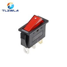 라이트 전원 스위치 포함 KCD3 로커 ON-OFF-ON 2 포지션 3 핀 전기 장비 16A 250V 20A 125V AC 1 개, 1개