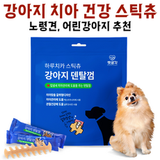 펫생각 하루치카 스틱츄 강아지 덴탈 껌 갈퀴형 치아관리, 1개 - 펫생각하루치카