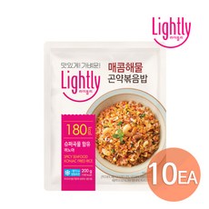 [라이틀리] 매콤해물 곤약볶음밥 200g x 10개, 상세 설명 참조, 상세 설명 참조, 상세 설명 참조, 상세 설명 참조