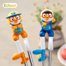에디슨 뽀로로 스텐 젓가락 1단계 1+1(소방관/경찰), PO7343_소방관x2개, 2개