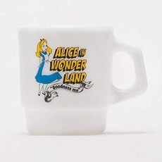 Fire King Japan 파이어 킹 재팬 스태킹 찻잔 디즈니 ALICE IN WONDER LAND, 1