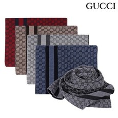 [GUCCI] 구찌 와이드 울 머플러 438253