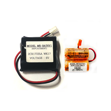 미쯔비시 Mitsubishi MR-BAT6V1 MR-BAT6V1SET MR-J4 2CR17335A WK17 PLC 호환배터리