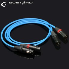 구스타드 GUSTARD XLR CABLE 밸런스 케이블 1.5m 2m, 2미터 - 구스타드