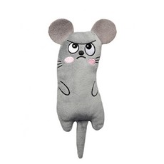 방지 용품 모델링 범용 인터랙티브 엔터테인먼트 마우스 봉제 새끼 귀여운 물기 고양이, 1개