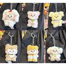 아이브 스위치 팝업 미니니 미니 플러시 인형 키링, 가을
