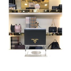 럭셔리갤러리 [PRADA] 프라다 다이노 투톤 반지갑 1MV204 2BG5 F0LJ4 신상품 선물 카드지갑 유행 심플 베이직 지갑 신상품 최대 70%