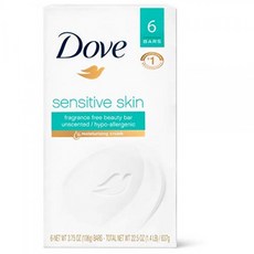 Dove Beauty Bar Gently Cleanses and Nourishes Sensitive Skin Effectively Washes, 단일상품