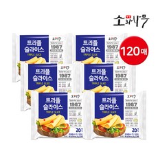[동원] 소와나무 트리플 슬라이스치즈 360g 120매 (20매x6개), 6개