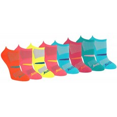 Saucony 여성용 성능 슈퍼 라이트 노쇼 운동 용 러닝 양말 멀티 팩 라이트 모듬 (8 쌍) 신발 사이즈 : 아마존 여성 의류 매