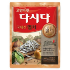 CJ제일제당 멸치 다시다, 300g, 6개