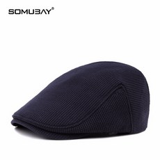 somubay 모자남 겨울압설모자한판 패션 캐주얼 가을 블랙 베레모자 blm-63 네이비* 가을/겨울