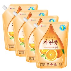 자연퐁 오렌지 주방세제 1.18L x4개, 4개